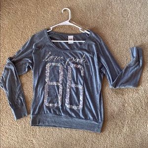 Sequined long sleeve